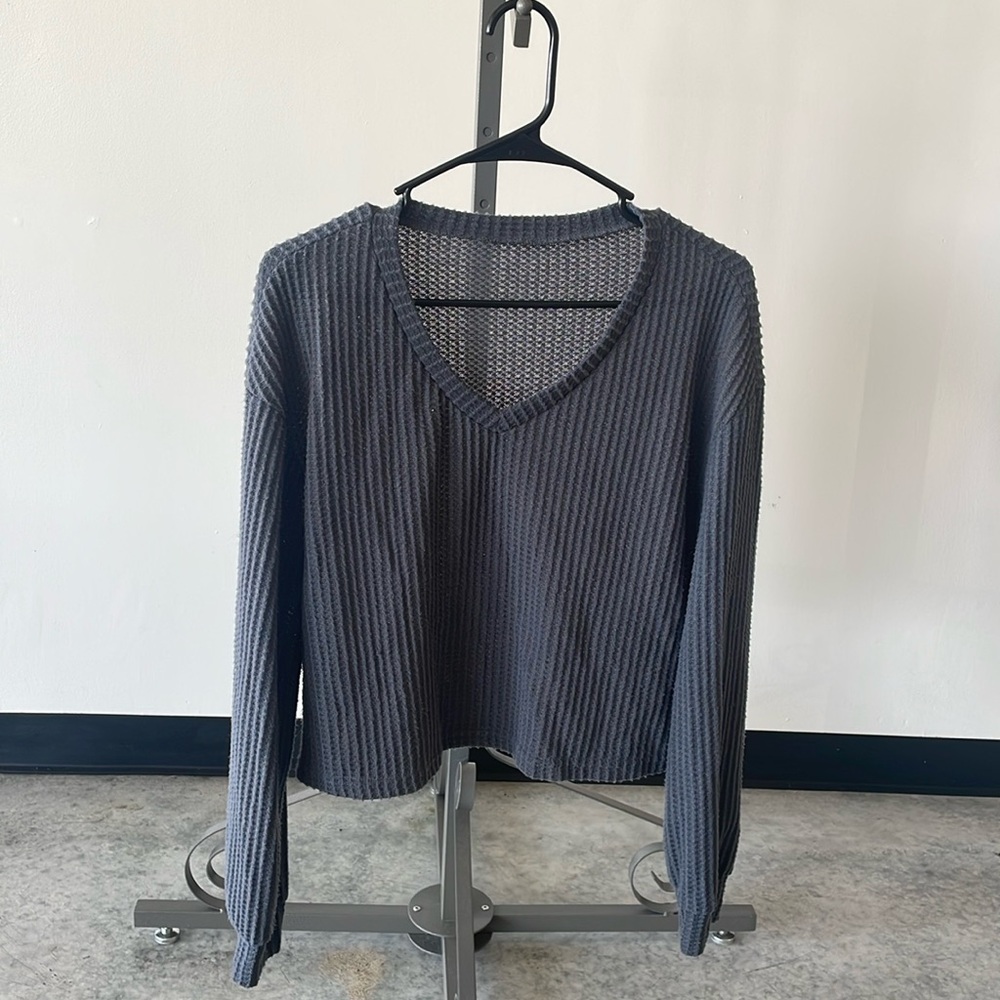 Knitted Cropped Sweater